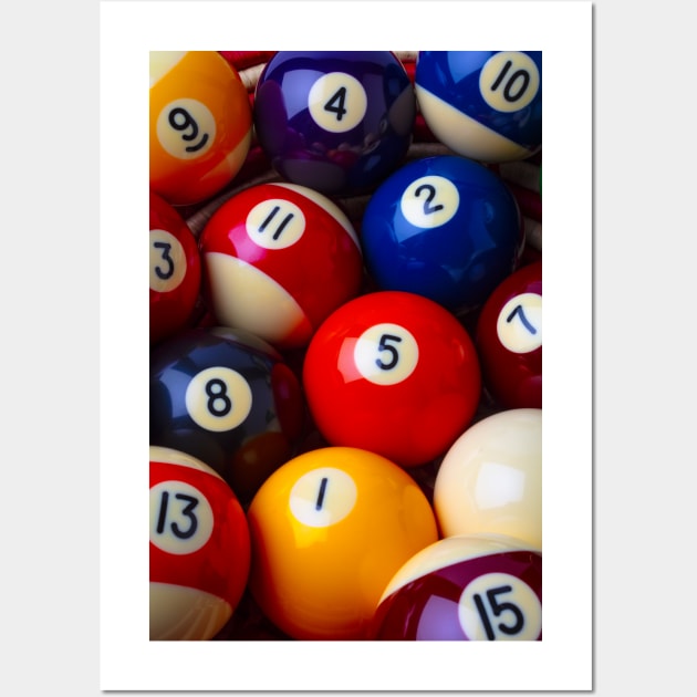 Billard Balls Close Up Wall Art by photogarry